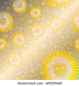 Retro colorful dots pattern. Ideal for printing onto fabric and paper or decoration.