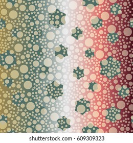 Retro colorful dots pattern. Ideal for printing onto fabric and paper or decoration.