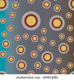 Retro colorful dots pattern. Ideal for printing onto fabric and paper or decoration.