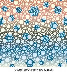 Retro colorful dots pattern. Ideal for printing onto fabric and paper or decoration.