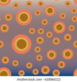 Retro colorful dots pattern. Ideal for printing onto fabric and paper or decoration.