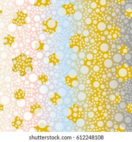 Retro colorful dots pattern. Ideal for printing onto fabric and paper or decoration.