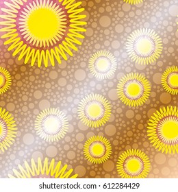 Retro colorful dots pattern. Ideal for printing onto fabric and paper or decoration.