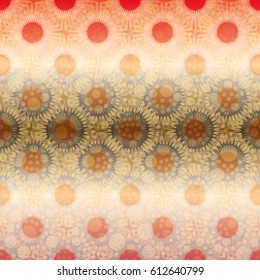 Retro colorful dots pattern. Ideal for printing onto fabric and paper or decoration.