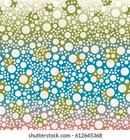 Retro colorful dots pattern. Ideal for printing onto fabric and paper or decoration.