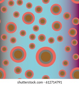 Retro colorful dots pattern. Ideal for printing onto fabric and paper or decoration.