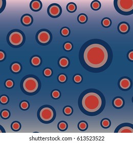 Retro colorful dots pattern. Ideal for printing onto fabric and paper or decoration.