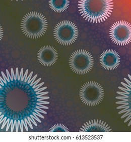 Retro colorful dots pattern. Ideal for printing onto fabric and paper or decoration.