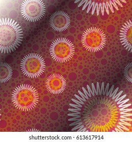 Retro colorful dots pattern. Ideal for printing onto fabric and paper or decoration.
