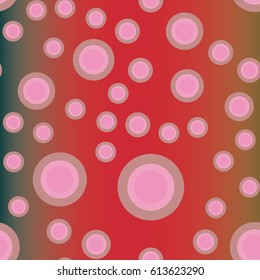 Retro colorful dots pattern. Ideal for printing onto fabric and paper or decoration.