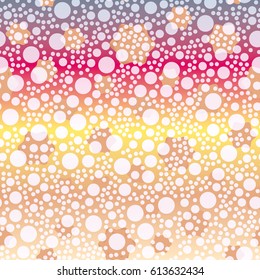 Retro colorful dots pattern. Ideal for printing onto fabric and paper or decoration.