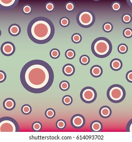 Retro colorful dots pattern. Ideal for printing onto fabric and paper or decoration.
