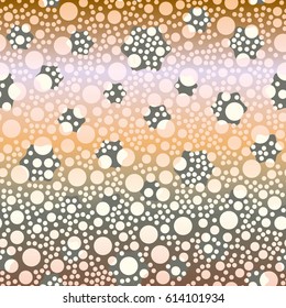 Retro colorful dots pattern. Ideal for printing onto fabric and paper or decoration.