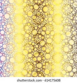 Retro colorful dots pattern. Ideal for printing onto fabric and paper or decoration.