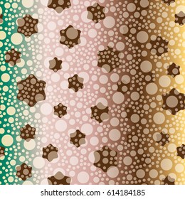 Retro colorful dots pattern. Ideal for printing onto fabric and paper or decoration.