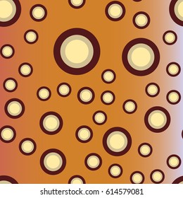 Retro colorful dots pattern. Ideal for printing onto fabric and paper or decoration.