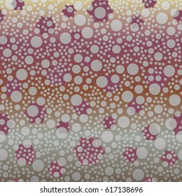 Retro colorful dots pattern. Ideal for printing onto fabric and paper or decoration.