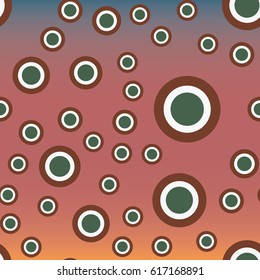 Retro colorful dots pattern. Ideal for printing onto fabric and paper or decoration.