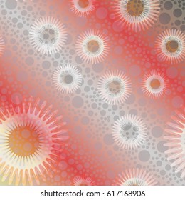 Retro colorful dots pattern. Ideal for printing onto fabric and paper or decoration.