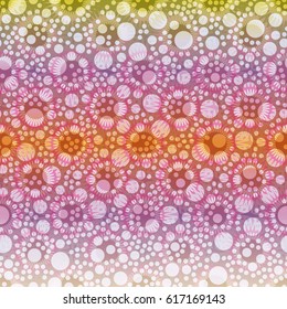 Retro colorful dots pattern. Ideal for printing onto fabric and paper or decoration.