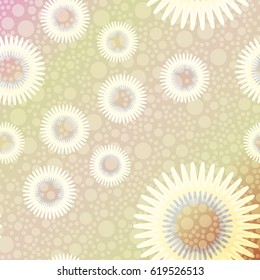 Retro colorful dots pattern. Ideal for printing onto fabric and paper or decoration.