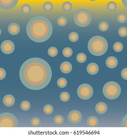 Retro colorful dots pattern. Ideal for printing onto fabric and paper or decoration.