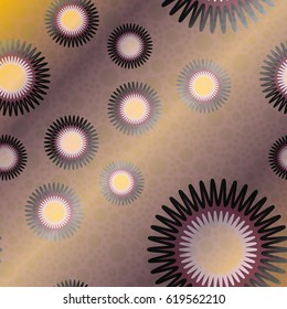 Retro colorful dots pattern. Ideal for printing onto fabric and paper or decoration.