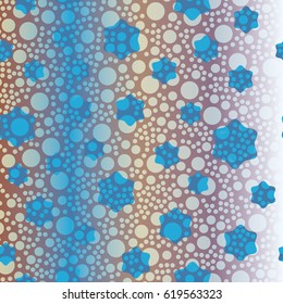 Retro colorful dots pattern. Ideal for printing onto fabric and paper or decoration.