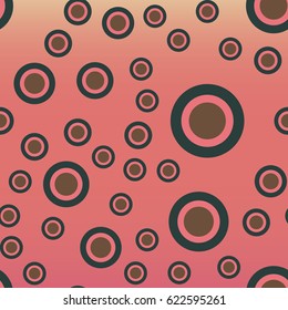 Retro colorful dots pattern. Ideal for printing onto fabric and paper or decoration.