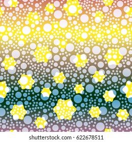 Retro colorful dots pattern. Ideal for printing onto fabric and paper or decoration.