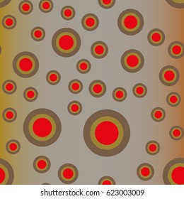 Retro colorful dots pattern. Ideal for printing onto fabric and paper or decoration.