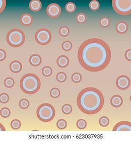 Retro colorful dots pattern. Ideal for printing onto fabric and paper or decoration.
