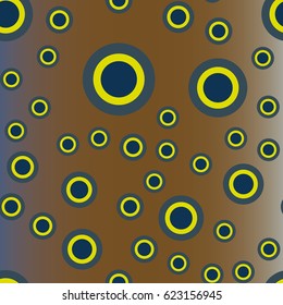 Retro colorful dots pattern. Ideal for printing onto fabric and paper or decoration.