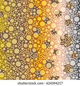 Retro colorful dots pattern. Ideal for printing onto fabric and paper or decoration.