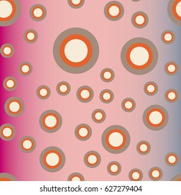 Retro colorful dots pattern. Ideal for printing onto fabric and paper or decoration.