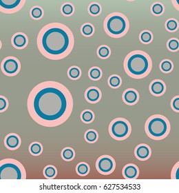 Retro colorful dots pattern. Ideal for printing onto fabric and paper or decoration.