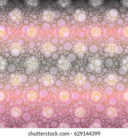 Retro colorful dots pattern. Ideal for printing onto fabric and paper or decoration.