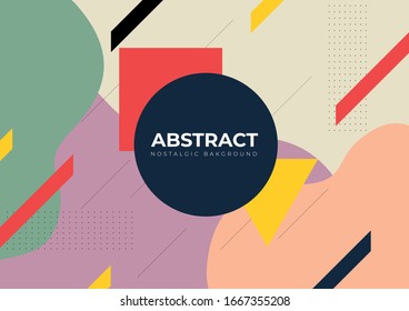 retro with colorful and playful design. Vector illustration