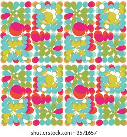 retro colorful pop art patterns