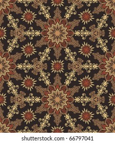 Retro colorful seamless wallpaper, background or textile