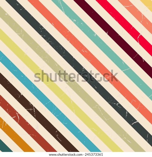 Download Retro Colorful Stripe Grunge Filter Vector Stock Vector ...
