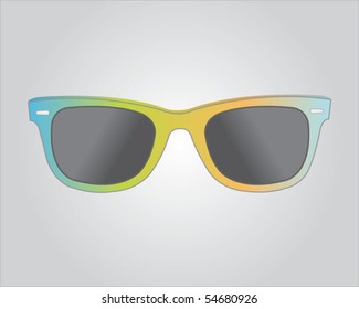 Retro colorful sunglasess