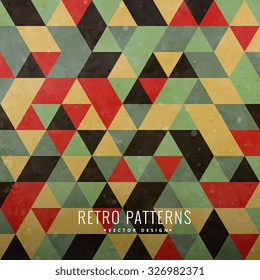 retro colorful vector background design