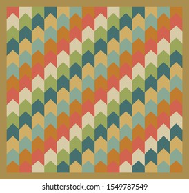 Retro colors and patterns. Houndstooth checkered fashion textile pattern. Vintage colored pattern background. 
retro colors and patterns