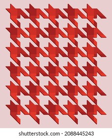 Retro colors and patterns. Houndstooth checkered fashion textile pattern. Vintage colored pattern background. 
retro colors and patterns