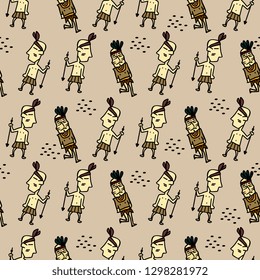 retro colors tribal vector seamless navajo pattern. aztec abstract geometric art print. ethnic hipster vector background. Wallpaper, cloth design, fabric, tissue, cover, textile template illustration.