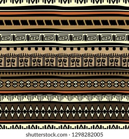 retro colors tribal vector seamless navajo pattern. aztec abstract geometric art print. ethnic hipster vector background. Wallpaper, cloth design, fabric, tissue, cover, textile template illustration.