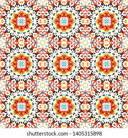 retro colors tribal vector seamless navajo pattern. aztec abstract geometric art print. ethnic hipster vector background. Wallpaper, cloth design, fabric, tissue, cover, textile template