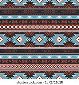 retro colors tribal vector seamless navajo pattern. aztec abstract geometric art ornament
print. Ethnic vector background. Wallpaper, cloth design, fabric, tissue,cotton, cover, textile template.