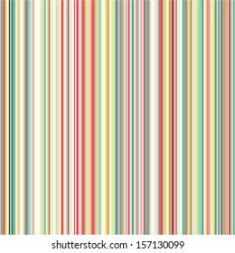 retro colors vertical striped textile background